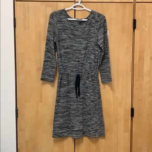 Grey sweater dress